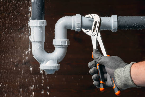 Professional Drain Cleaning technician working in Weymouth, MA